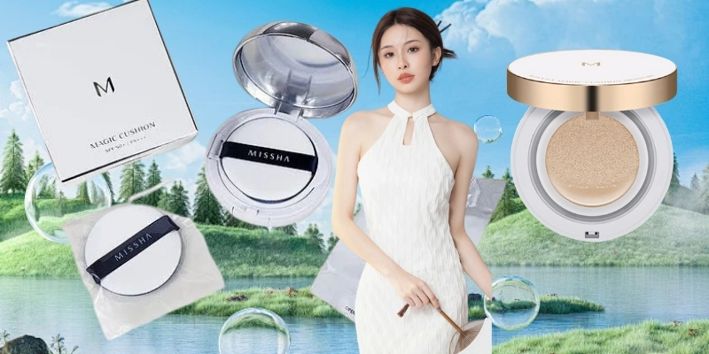 Hộp Cushion Missha với thiết kế sang trọng và tiện lợi