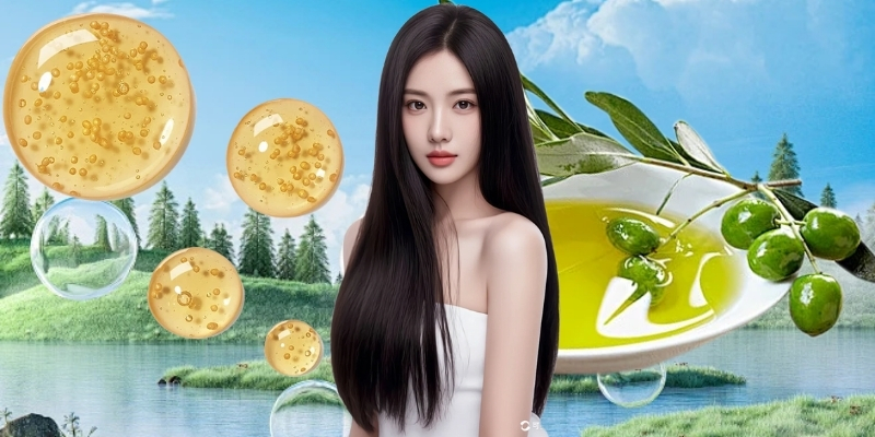 Tẩy trang bằng dầu oliu đúng cách giúp tránh bí da và nổi mụn